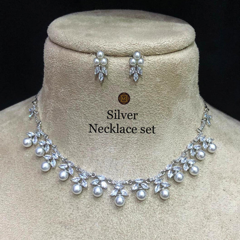 American Diamond Jewellery Set With Earrings.(LCN-52)
