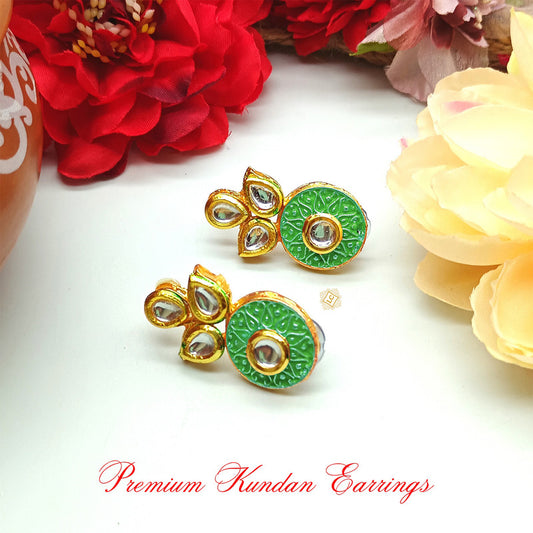 Elegant Kundan & Pearls Choker Necklace Set with Matching Earrings