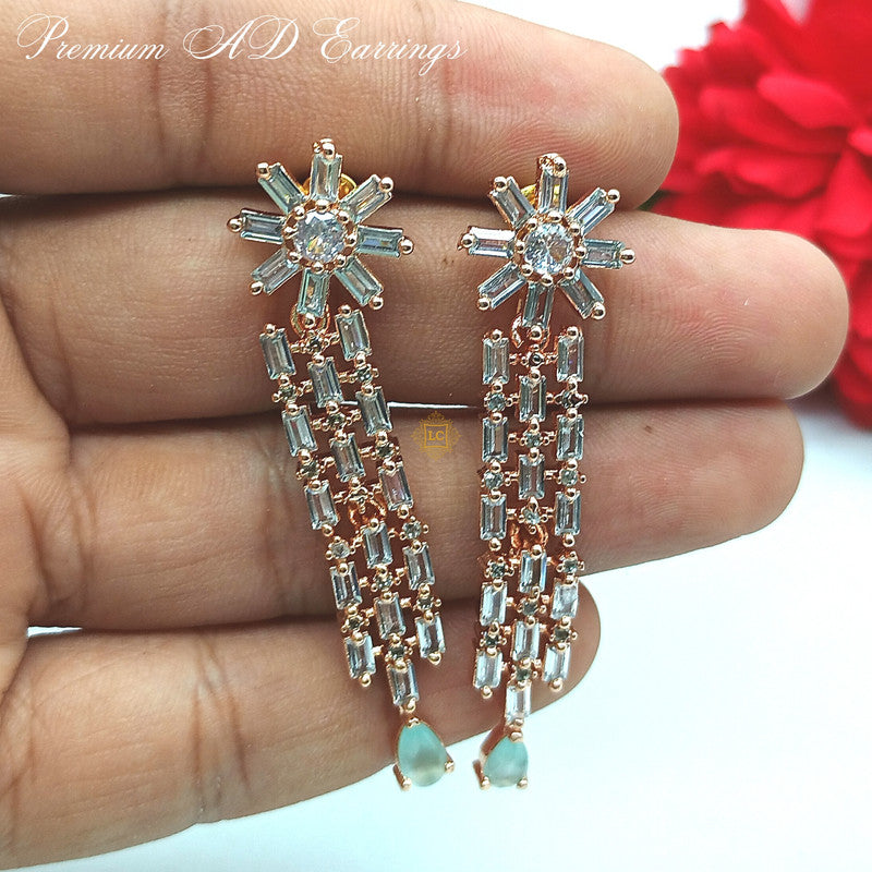 American Diamond Jewellery Set With Earrings.