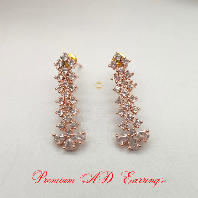 American Diamond Jewellery Set With Earrings.