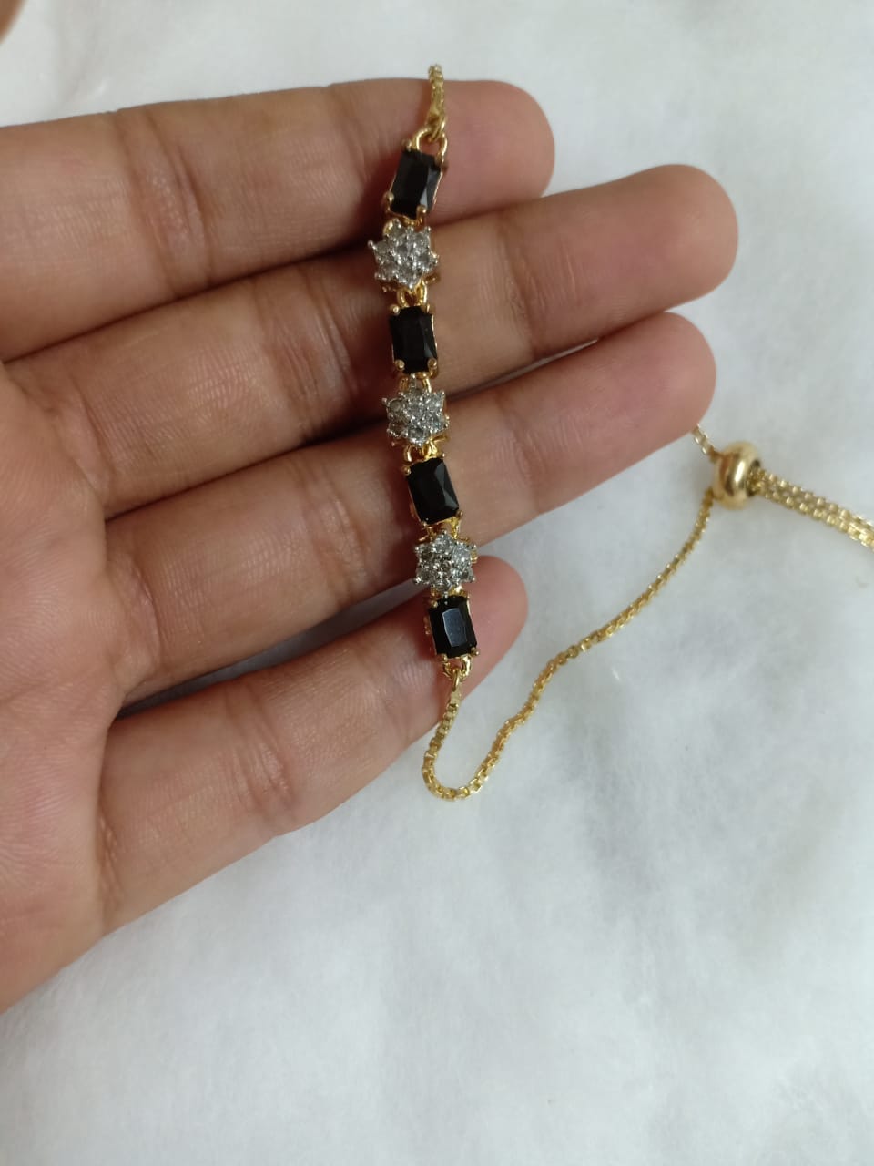 CZ Gems Adorned Bracelet