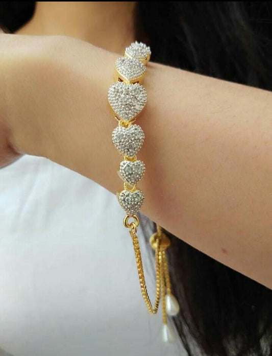 CZ Gems Adorned Bracelet
