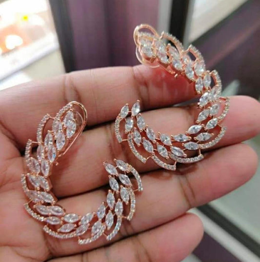 Austrian Zirconium Sparkling Shine Fashion Earrings For Women And Girls