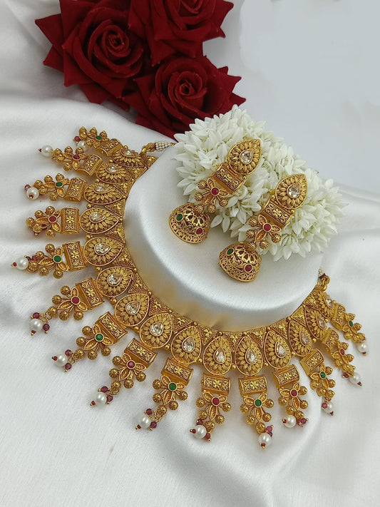 Pearl Gold Plated Choker