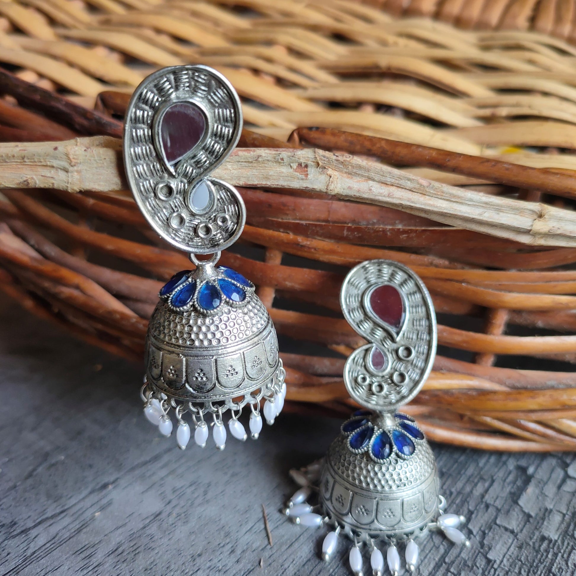 Oxidised Trendy Jhumkas