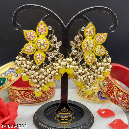 Lotus Hanging Jhumka