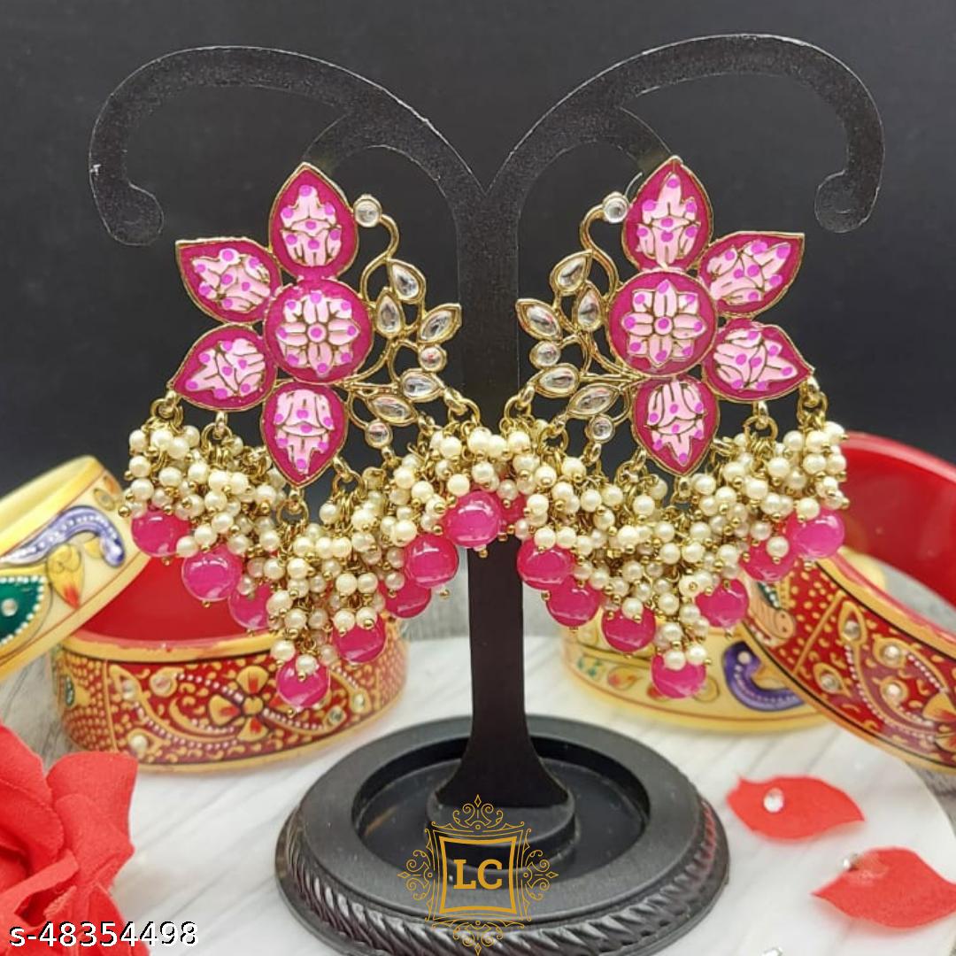 Lotus Hanging Jhumka