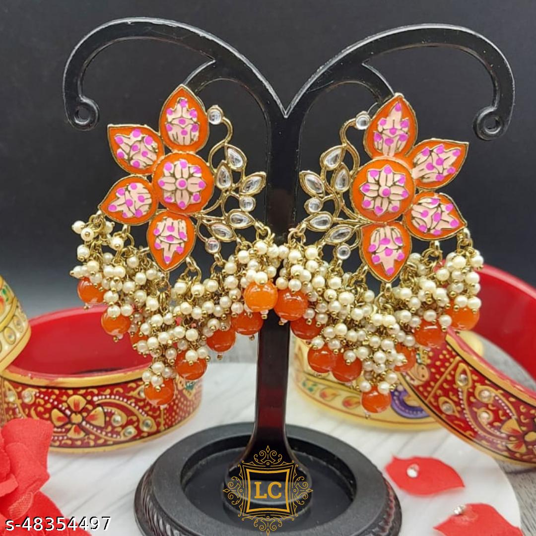 Lotus Hanging Jhumka