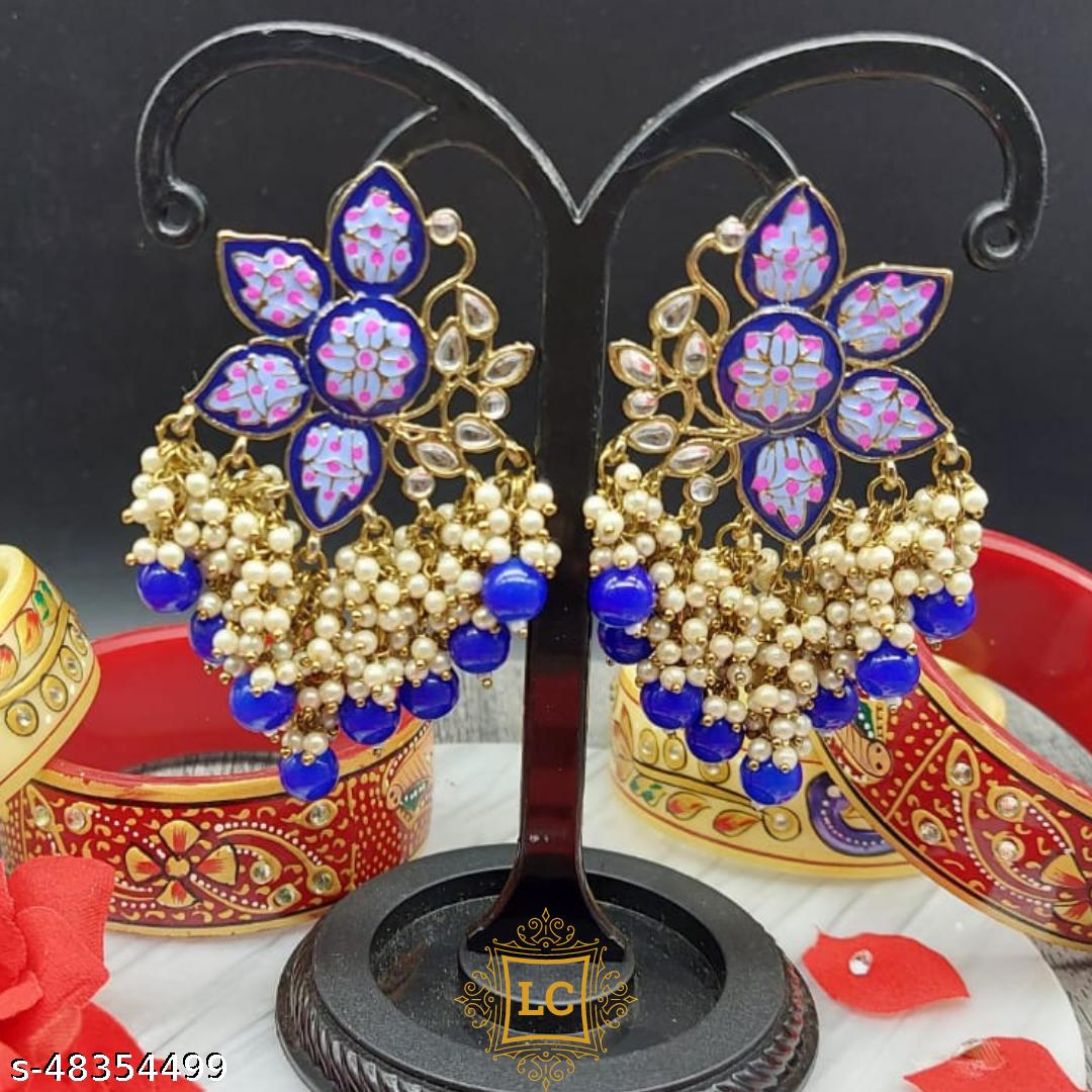 Lotus Hanging Jhumka