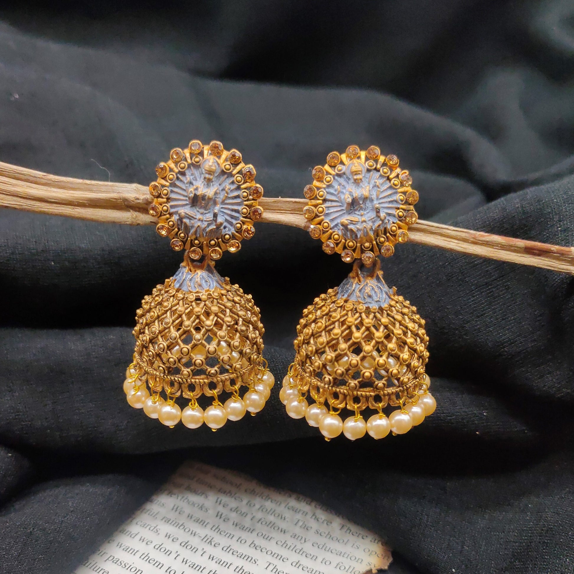 Ethnic Temple Earrings