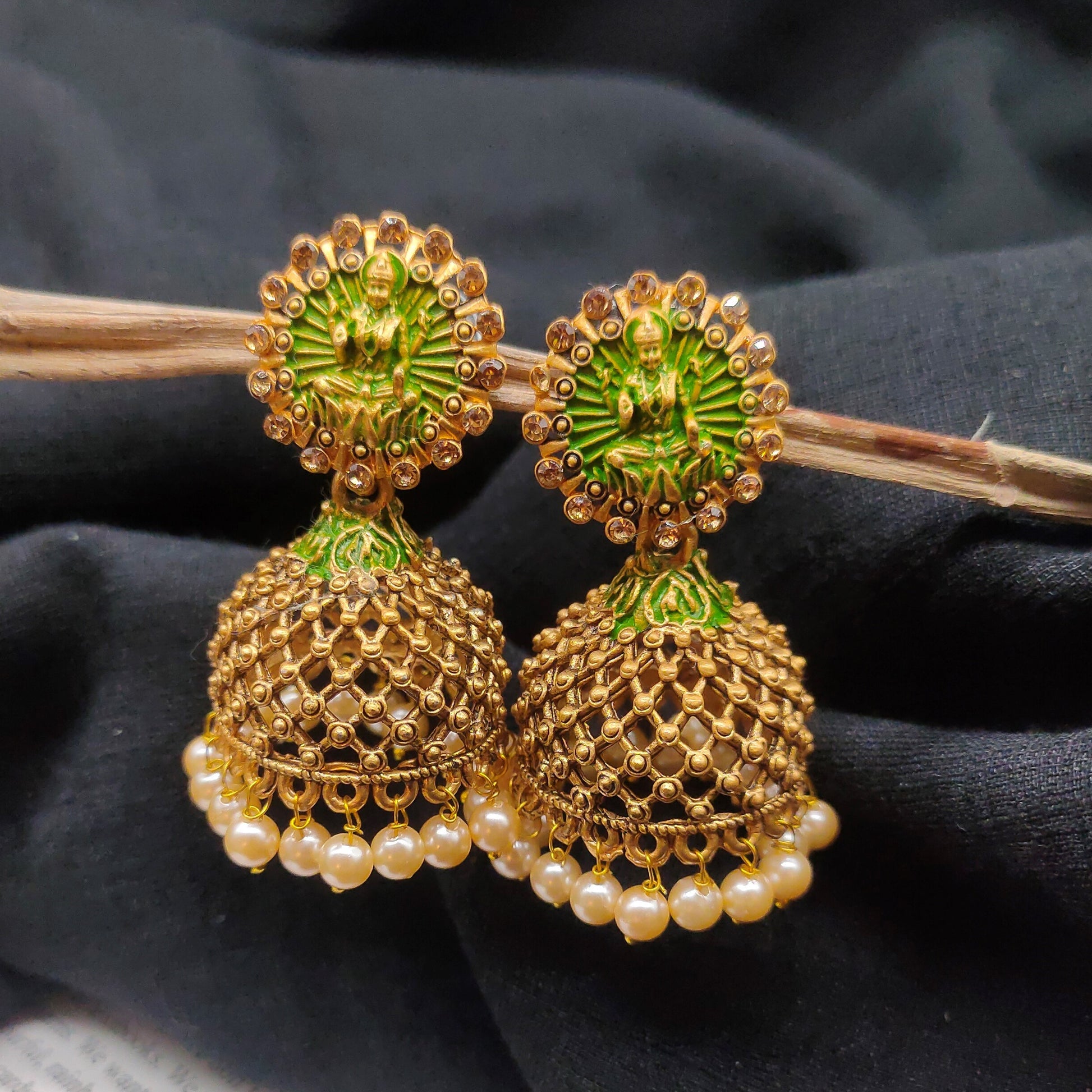 Ethnic Temple Earrings