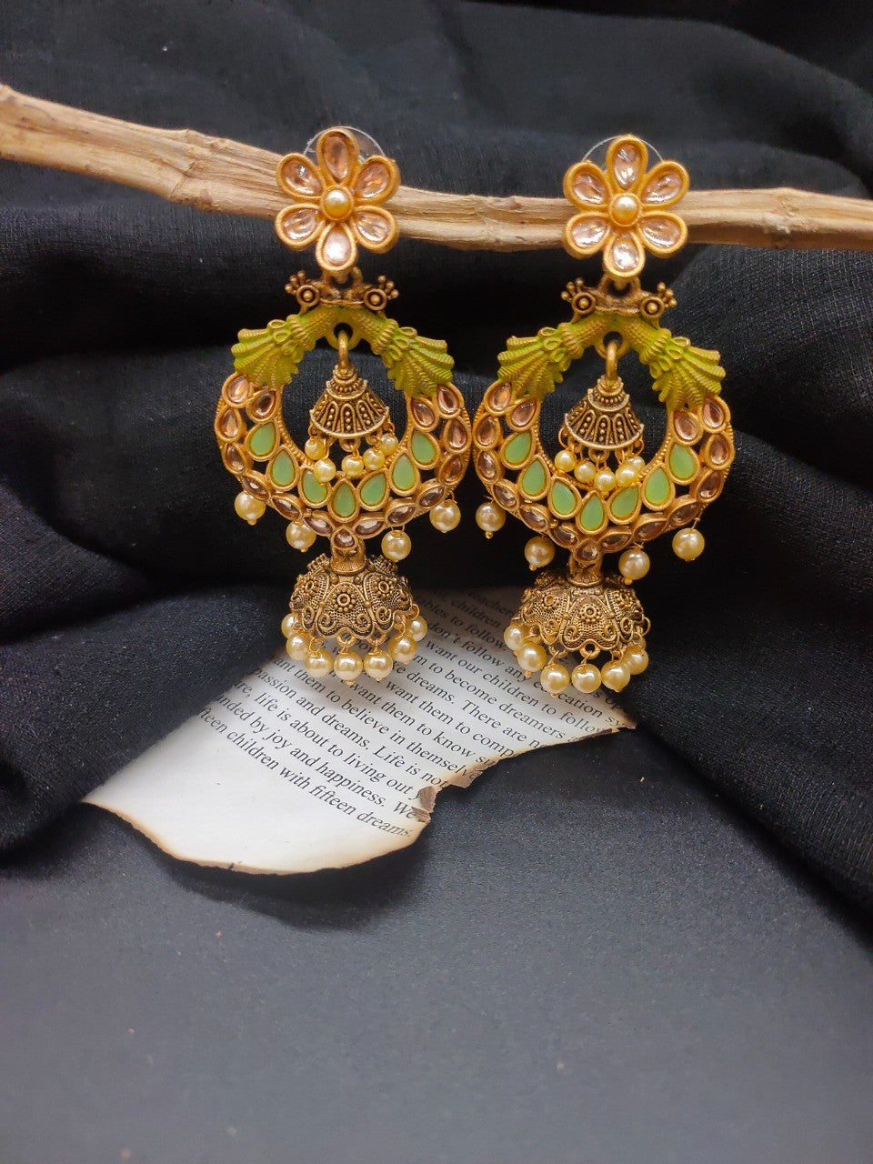 Traditional Jhumka Dangler