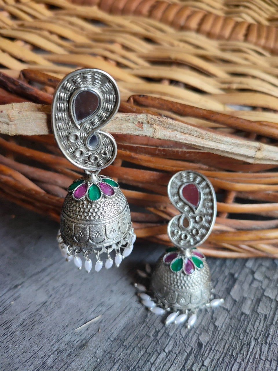 Oxidised Trendy Jhumkas
