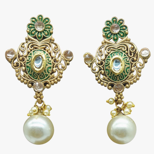 Latest Design Kundan Earrings