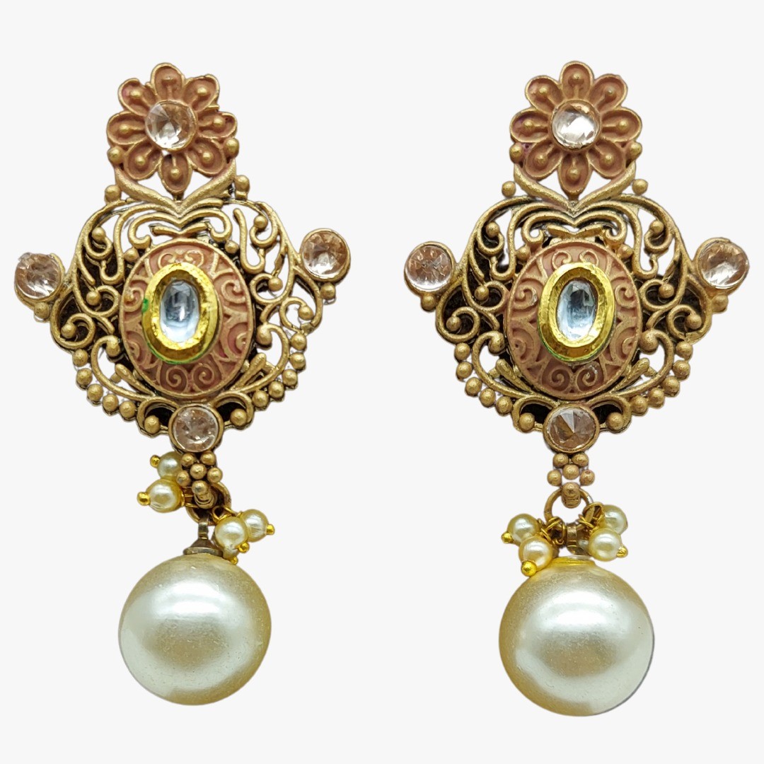Latest Design Kundan Earrings