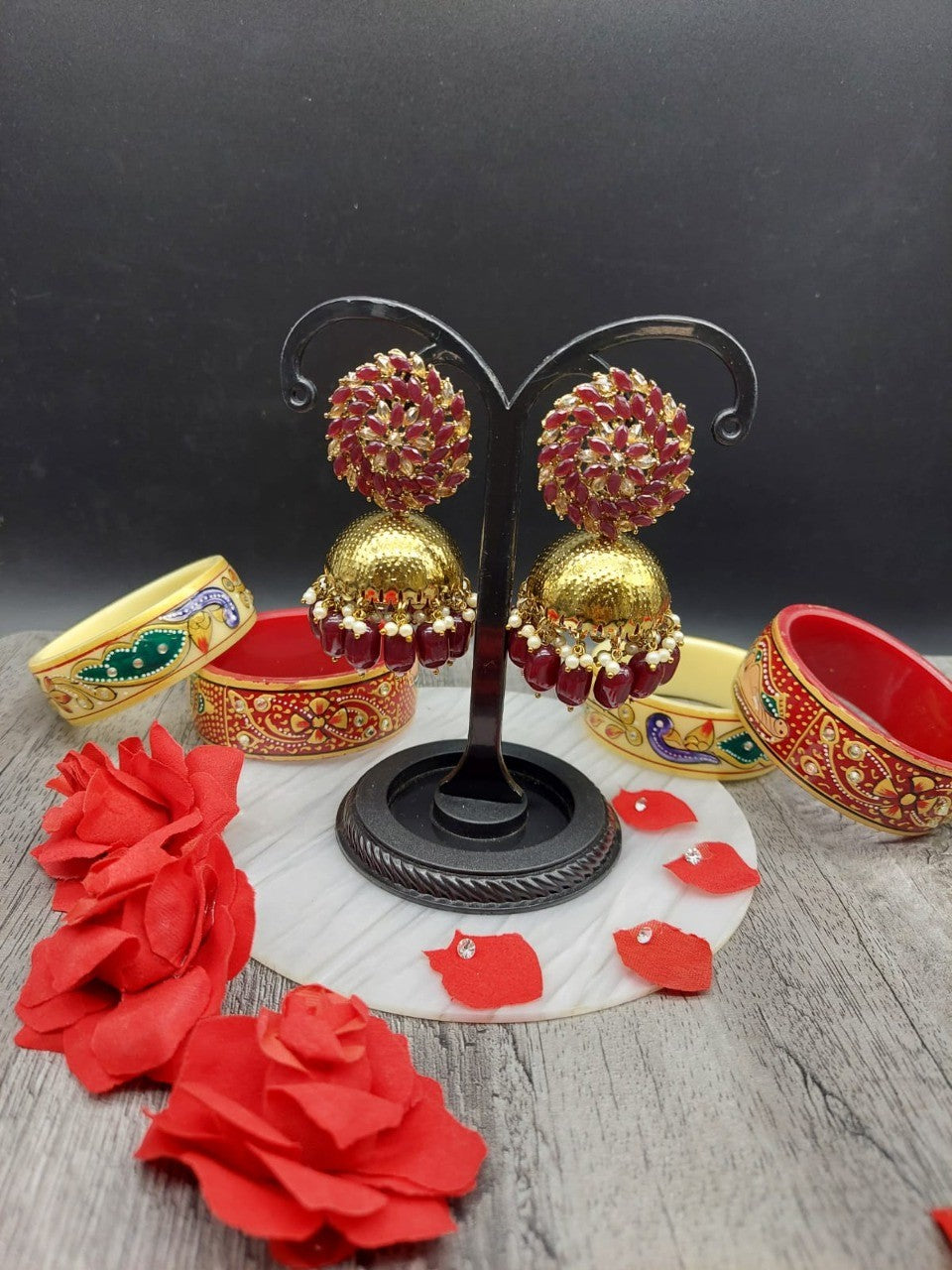 Bollywood Style Jhumkas Fashion earrings for Women