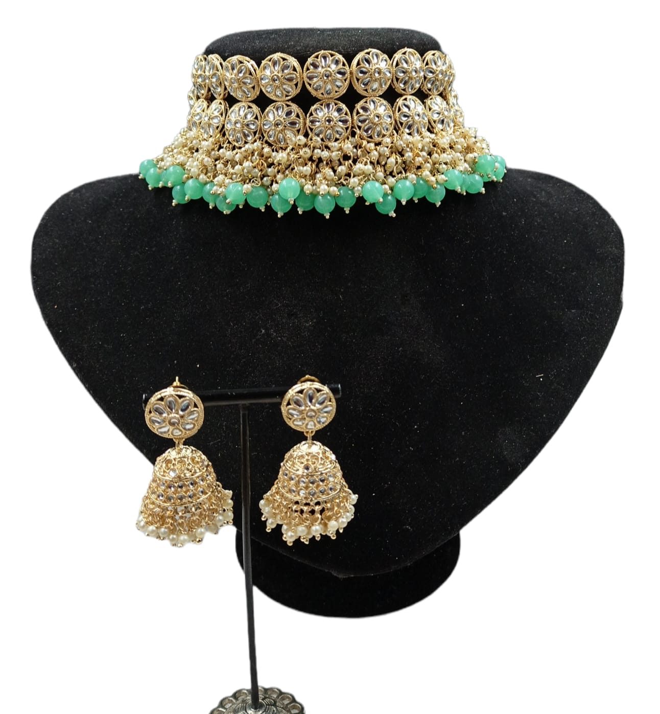 AarohiChokerSetlightgreen