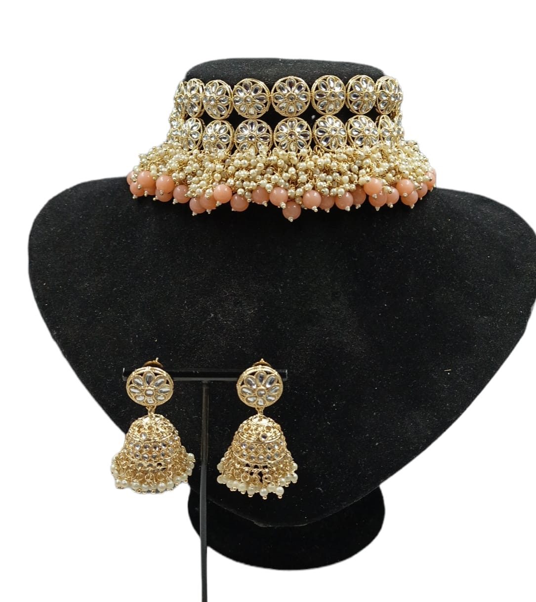 AarohiChokerSetCoral