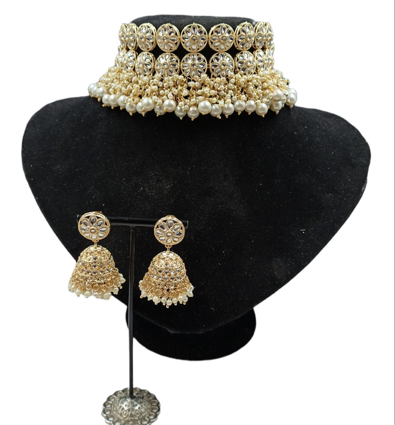 AarohiChokerSetWhite