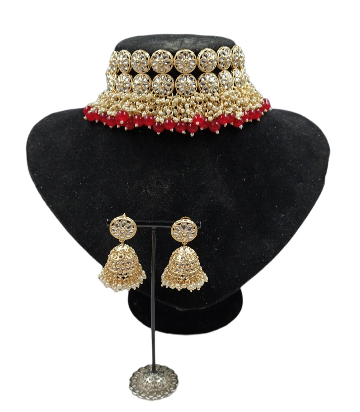 AarohiChokerSetMaroon