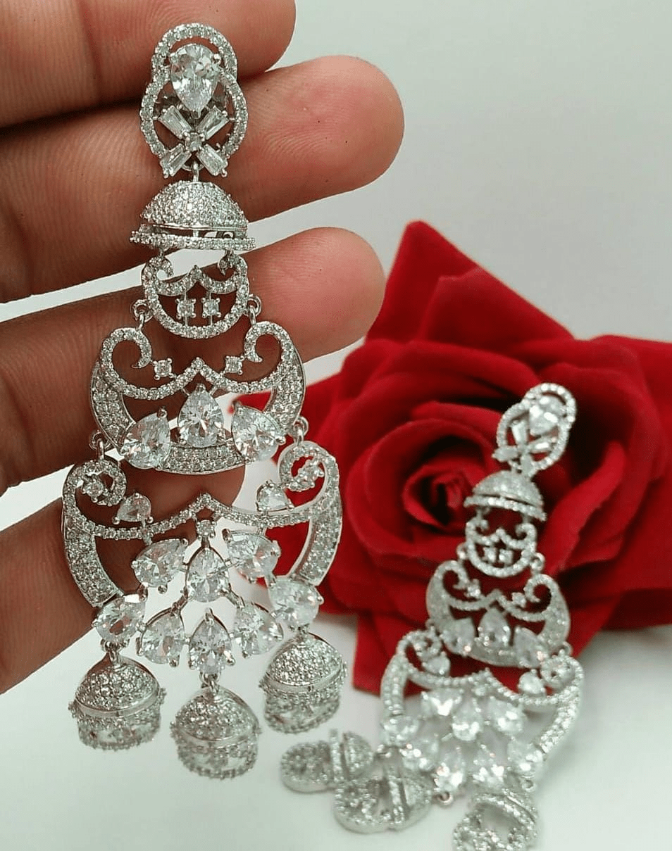 American diamond earrings online