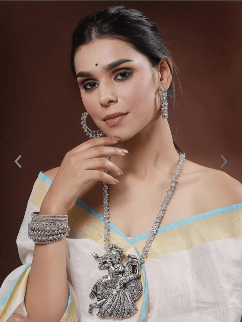 Radha Krishna Jewellery Set