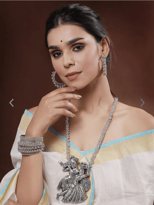 Radha Krishna Jewellery Set