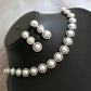 American Diamond Jewellery Set With Earrings.