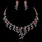 American Diamond Jewellery Set With Earrings.