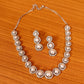 American Diamond Jewellery Set With Earrings.