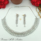 American Diamond Jewellery Set With Earrings.