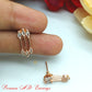 American Diamond Jewellery Set With Earrings.