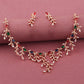American Diamond Jewellery Set With Earrings.