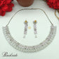 American Diamond Jewellery Set With Earrings.