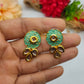 Elegant Kundan & Pearls Choker Necklace Set with Matching Earrings