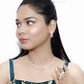 American Diamond Jewellery Set With Earrings.