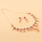 American Diamond Jewellery Set With Earrings.