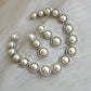 American Diamond Jewellery Set With Earrings.