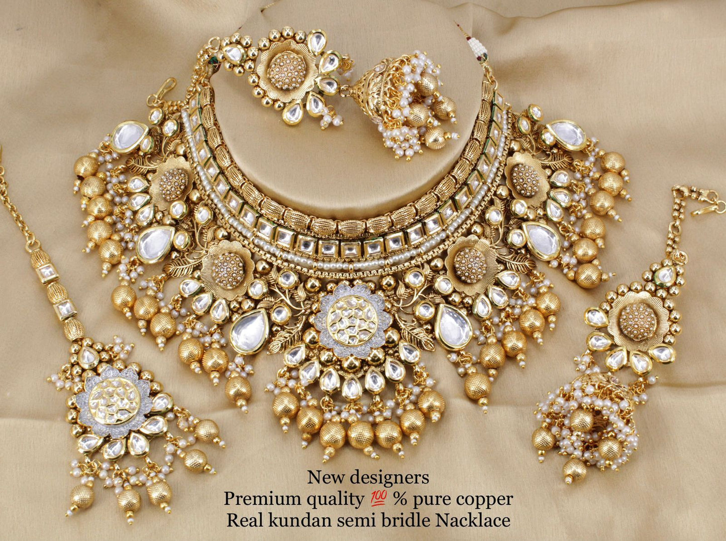 Traditional Kundan Bridal Choker set