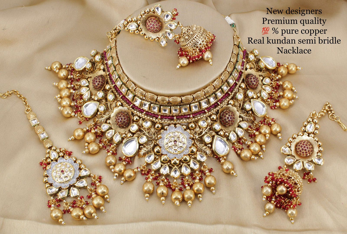 Traditional Kundan Bridal Choker set