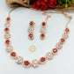 American Diamond Jewellery Set With Earrings. (LCN-15)