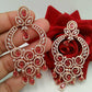 American Diamond Studded Contemporary Chandbalis Earrings