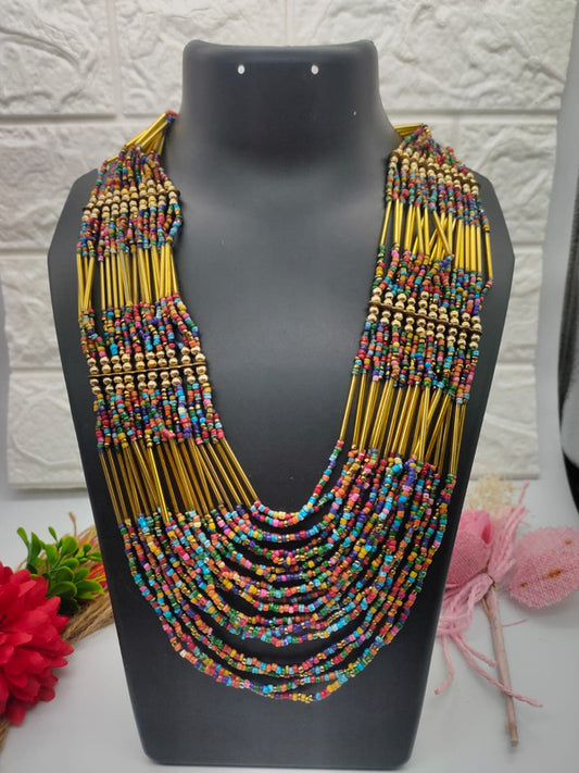 Exquisite Raanihaar Crystal Necklace Set - Perfect Gift for Her!