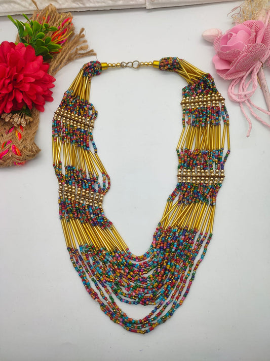 Exquisite Raanihaar Crystal Necklace Set - Perfect Gift for Her!