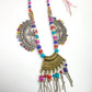 Exquisite Afghani Style Silver Oxidized Necklace Set
