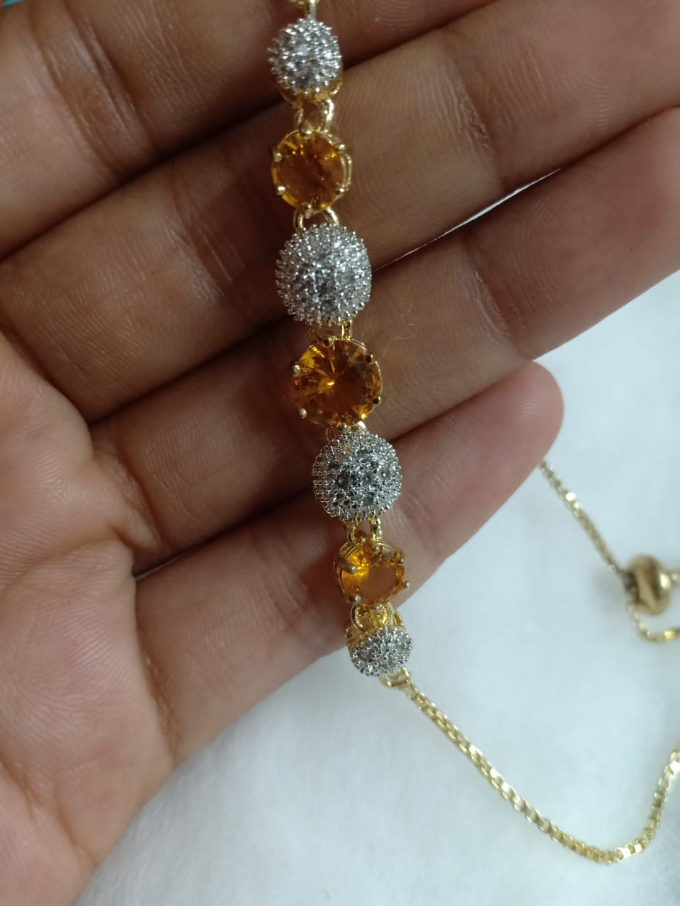 CZ Gems Adorned Bracelet