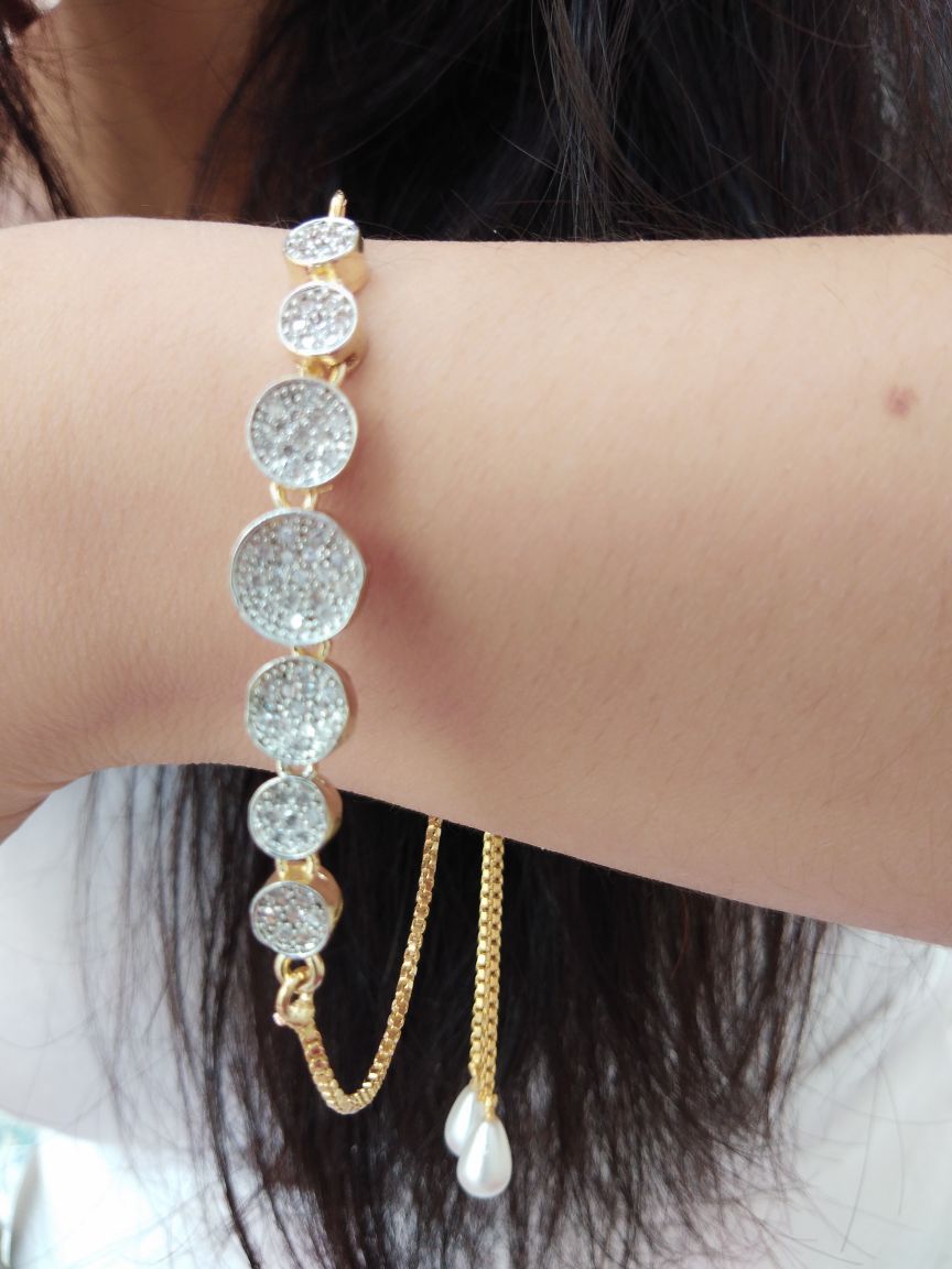 CZ Gems Adorned Bracelet