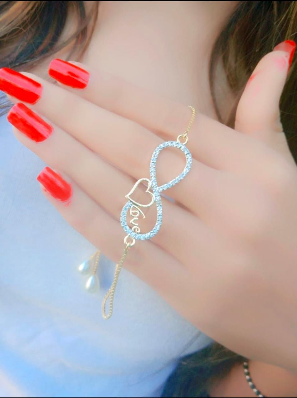 CZ Gems Adorned Bracelet