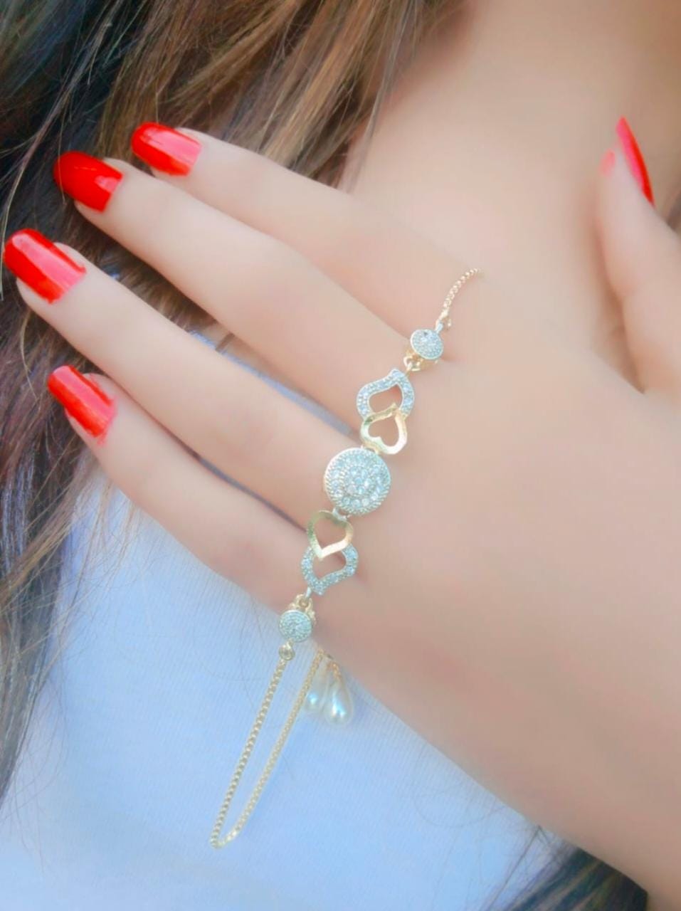 CZ Gems Adorned Bracelet