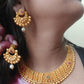 Temple collection Lakshmi Motifs Necklace Set